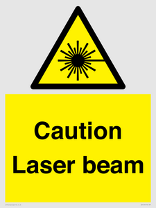 Caution Laser beam
